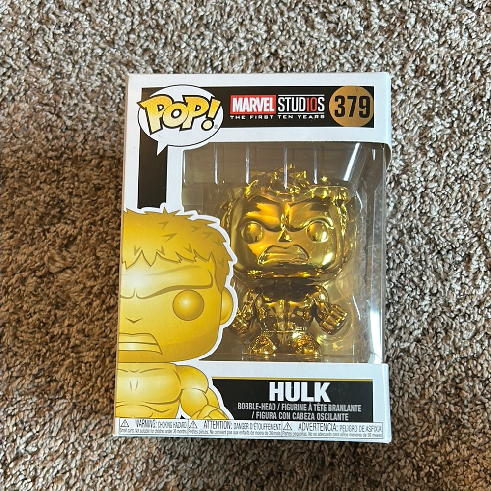 Marvel Studios Hulk Gold Pop! Figure